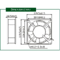 Ventilateur de refroidissement à CA 380V pour le Cabinet